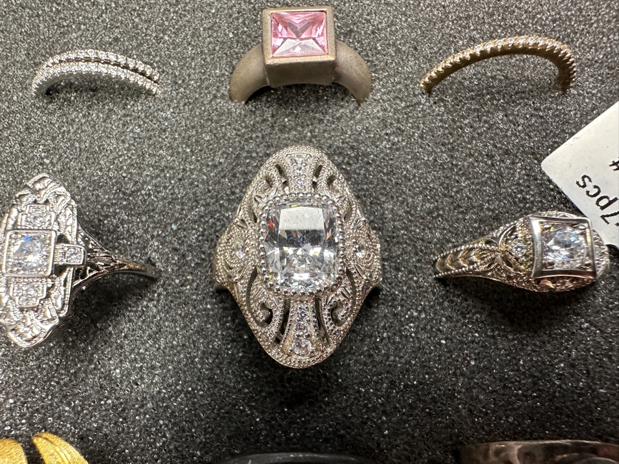 Just Added - (9) Sterling Silver Rings 44.1g [Photo 5]