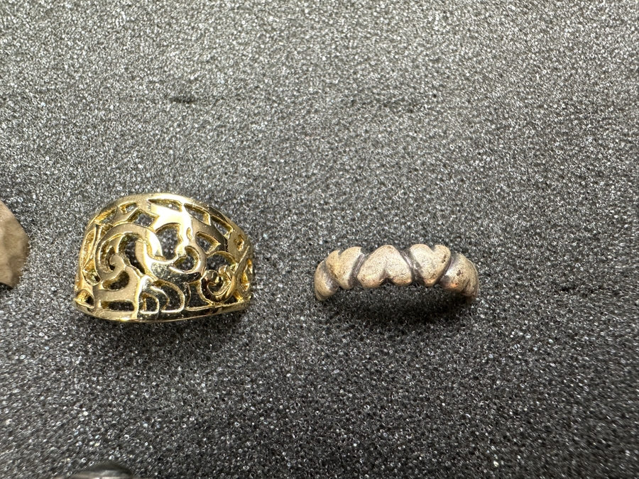 Just Added - (9) Sterling Silver Rings 53g [Photo 12]