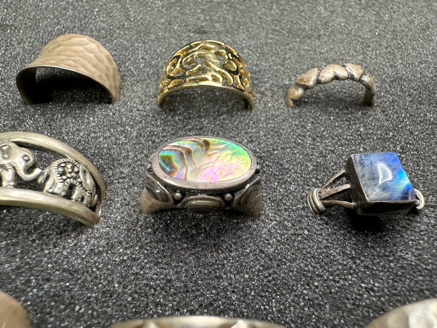 Just Added - (9) Sterling Silver Rings 53g [Photo 6]