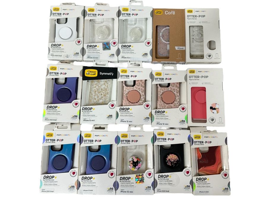 Just Added - (15) New iPhone 12/13 Mini Phone Otter Box Protection Case [Photo 1]