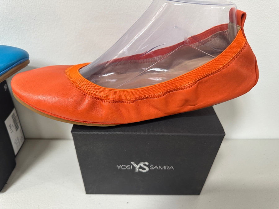 Just Added - Two New Pairs Of Yosi Samra Ultra Comfortable Women’s Foldable Ballet Flat Shoes Size 11 [Photo 3]