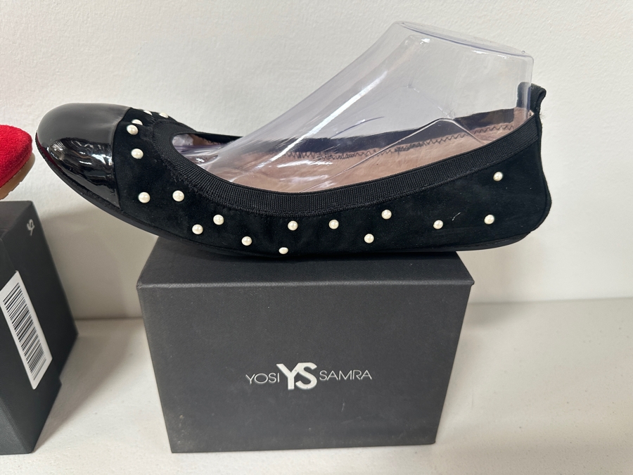 Just Added - Two New Pairs Of Yosi Samra Ultra Comfortable Women’s Foldable Ballet Flat Shoes Size 11 [Photo 3]