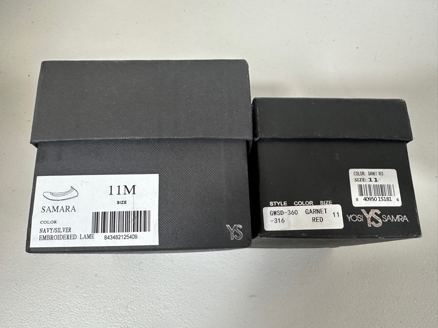 Just Added - Two New Pairs Of Yosi Samra Ultra Comfortable Women’s Foldable Ballet Flat Shoes Size 11 [Photo 5]