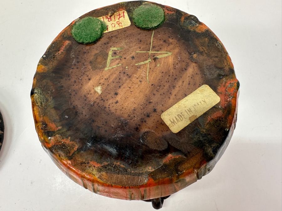 Just Added - Mid-Century Modern Italian Glazed Pottery Jar With Lid 6.75'H [Photo 10]