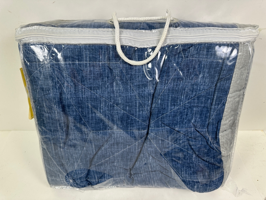 Just Added - New Lush Decor Denim Texture Printed Quilt Full/Queen Retails $160 [Photo 6]