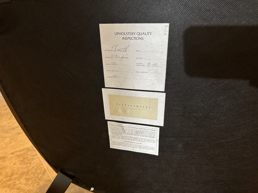 Just Added - Barbara Barry For Henredon Occasional Side Chair 29W X 24D X 35.5H [Photo 9]