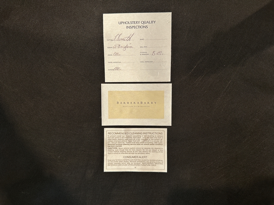 Just Added - Barbara Barry For Henredon Occasional Side Chair 29W X 24D X 35.5H [Photo 10]