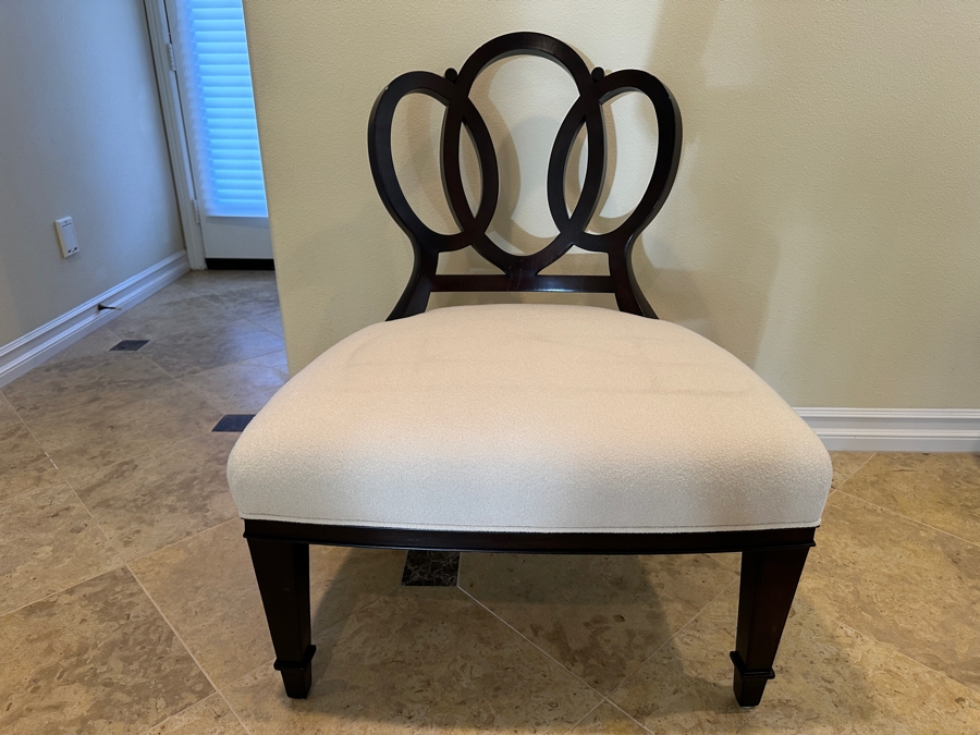 Just Added - Barbara Barry For Henredon Occasional Side Chair 29W X 24D X 35.5H [Photo 3]