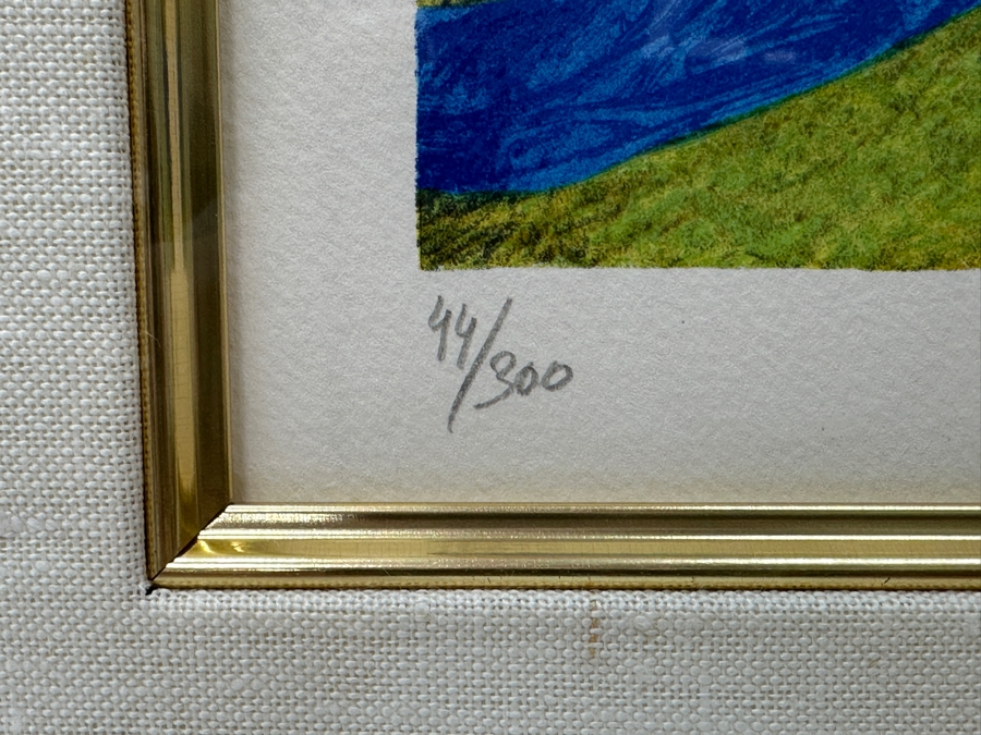 Just Added - Graciela Rodo Boulanger (B. 1935, Bolivia) Hand Signed Limited Edition Color Lithograph Numbered 44 Of 300 - 8 X 11 Professionally Framed 19 X 23 [Photo 7]