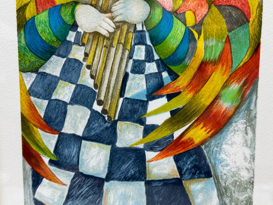 Just Added - Graciela Rodo Boulanger (B. 1935, Bolivia) Hand Signed Limited Edition Color Lithograph Numbered 44 Of 300 - 8 X 11 Professionally Framed 19 X 23 [Photo 4]