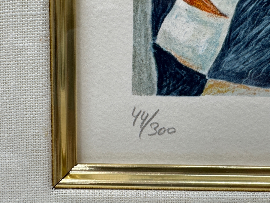 Just Added - Graciela Rodo Boulanger (B. 1935, Bolivia) Hand Signed Limited Edition Color Lithograph Numbered 44 Of 300 - 8 X 11 Professionally Framed 19 X 23 [Photo 6]