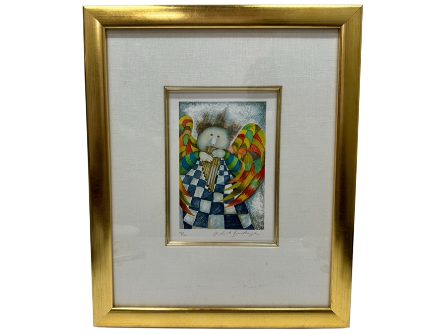 Just Added - Graciela Rodo Boulanger (B. 1935, Bolivia) Hand Signed Limited Edition Color Lithograph Numbered 44 Of 300 - 8 X 11 Professionally Framed 19 X 23 [Photo 2]