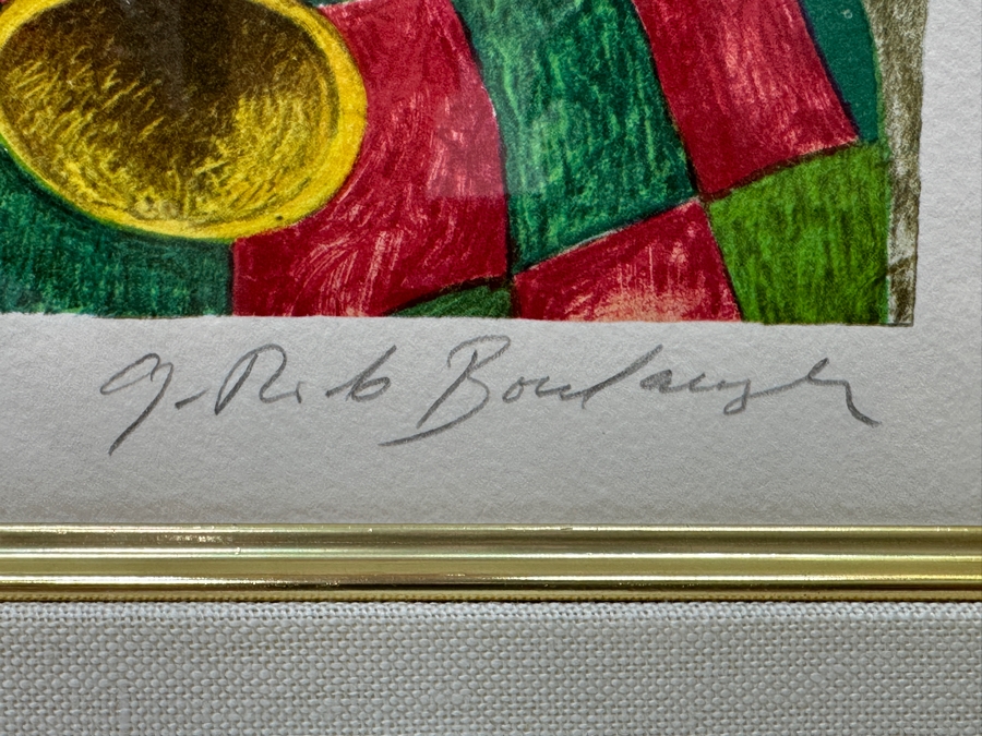 Just Added - Graciela Rodo Boulanger (B. 1935, Bolivia) Hand Signed Limited Edition Color Lithograph Numbered 44 Of 300 - 8 X 11 Professionally Framed 19 X 23 [Photo 6]