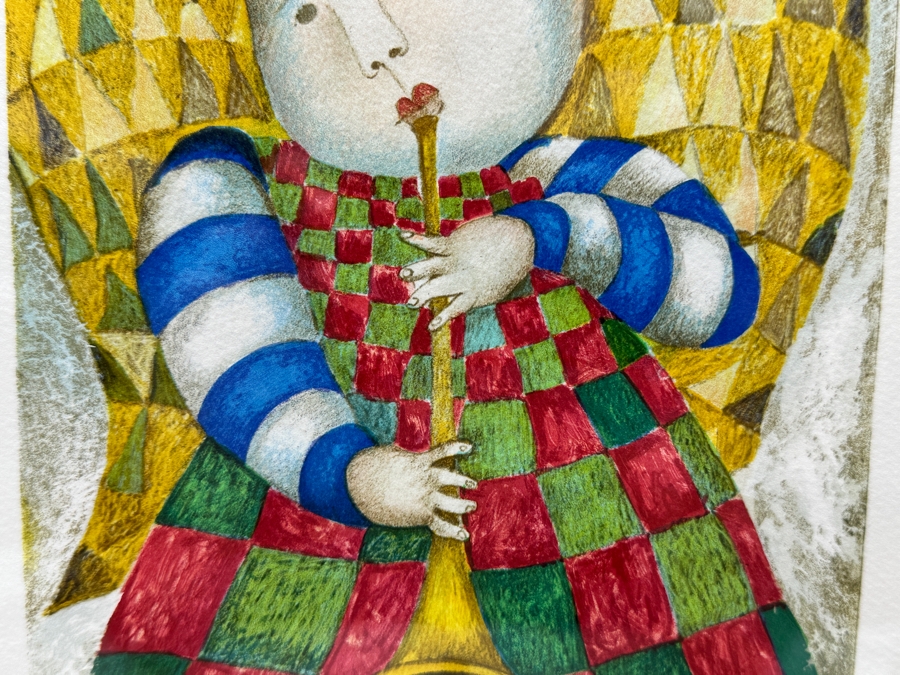 Just Added - Graciela Rodo Boulanger (B. 1935, Bolivia) Hand Signed Limited Edition Color Lithograph Numbered 44 Of 300 - 8 X 11 Professionally Framed 19 X 23 [Photo 4]