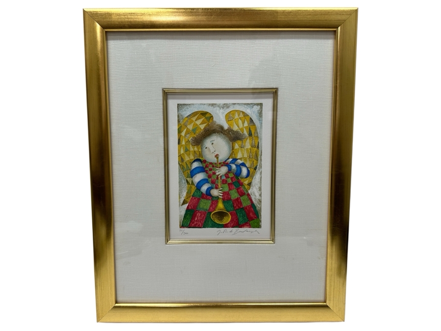 Just Added - Graciela Rodo Boulanger (B. 1935, Bolivia) Hand Signed Limited Edition Color Lithograph Numbered 44 Of 300 - 8 X 11 Professionally Framed 19 X 23 [Photo 2]