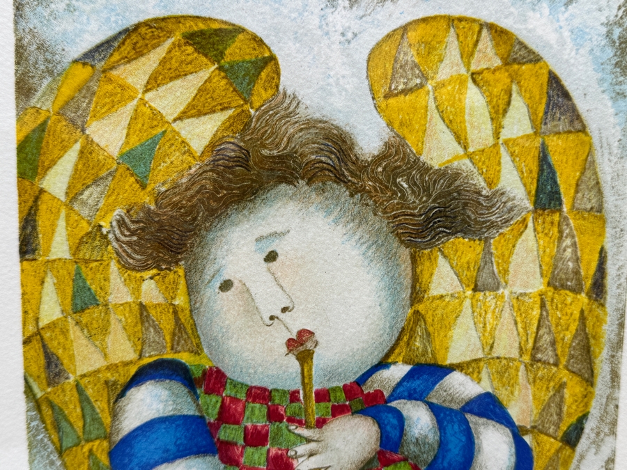 Just Added - Graciela Rodo Boulanger (B. 1935, Bolivia) Hand Signed Limited Edition Color Lithograph Numbered 44 Of 300 - 8 X 11 Professionally Framed 19 X 23 [Photo 3]