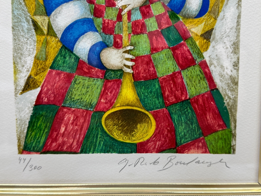 Just Added - Graciela Rodo Boulanger (B. 1935, Bolivia) Hand Signed Limited Edition Color Lithograph Numbered 44 Of 300 - 8 X 11 Professionally Framed 19 X 23 [Photo 5]
