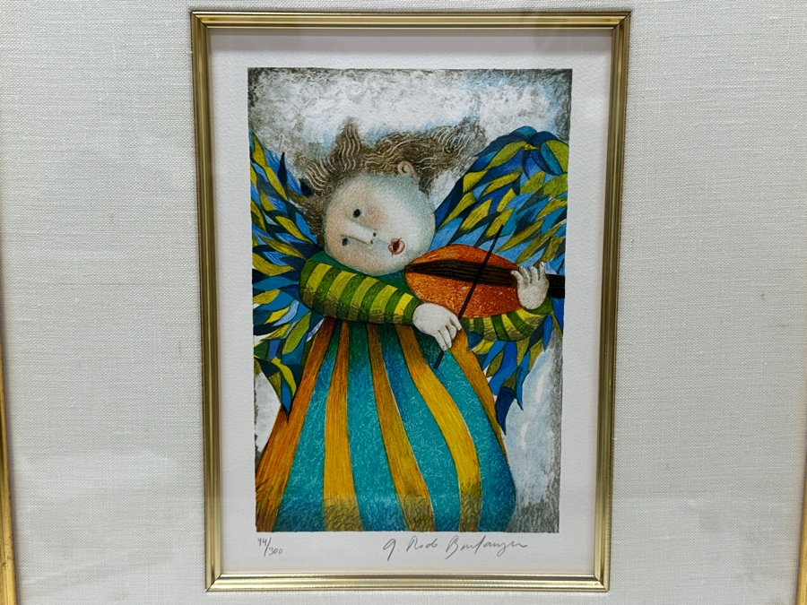 Just Added - Graciela Rodo Boulanger (B. 1935, Bolivia) Hand Signed Limited Edition Color Lithograph Numbered 44 Of 300 - 8 X 11 Professionally Framed 19 X 23 [Photo 1]