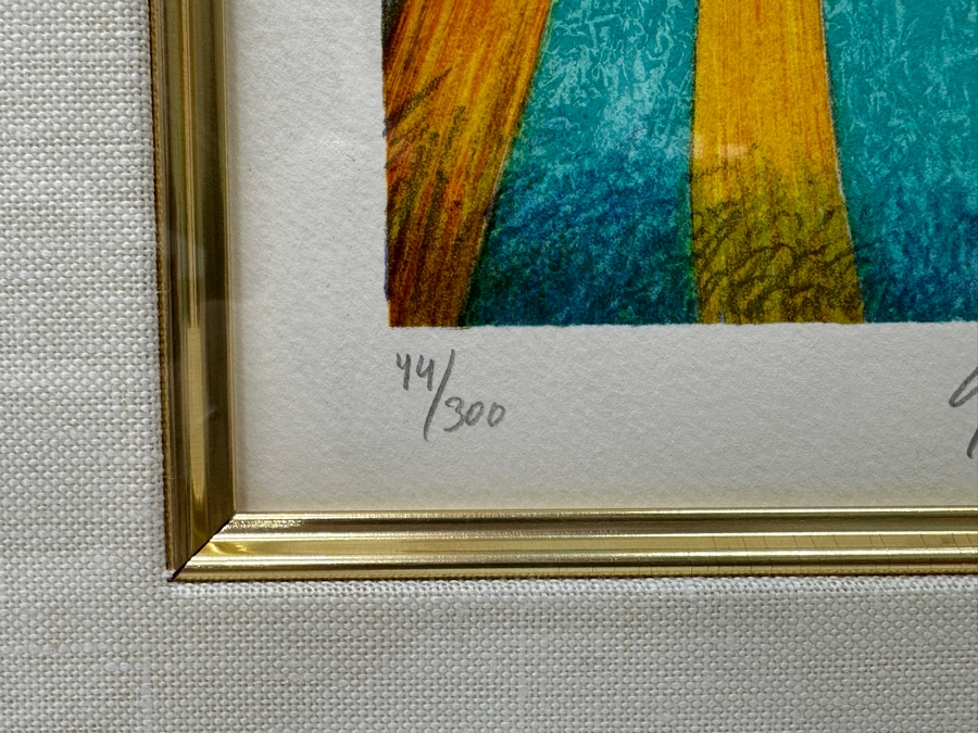Just Added - Graciela Rodo Boulanger (B. 1935, Bolivia) Hand Signed Limited Edition Color Lithograph Numbered 44 Of 300 - 8 X 11 Professionally Framed 19 X 23 [Photo 6]