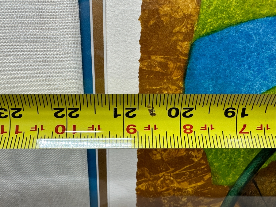 Just Added - Graciela Rodo Boulanger (B. 1935, Bolivia) Hand Signed Limited Edition Color Lithograph Titled 'Autour Du Monde' Numbered 168 Of 200 - 21.5 X 30 Professionally Framed 31 X 41 [Photo 9]