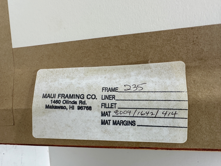 Just Added - Graciela Rodo Boulanger (B. 1935, Bolivia) Hand Signed Limited Edition Color Lithograph Titled 'Autour Du Monde' Numbered 168 Of 200 - 21.5 X 30 Professionally Framed 31 X 41 [Photo 13]