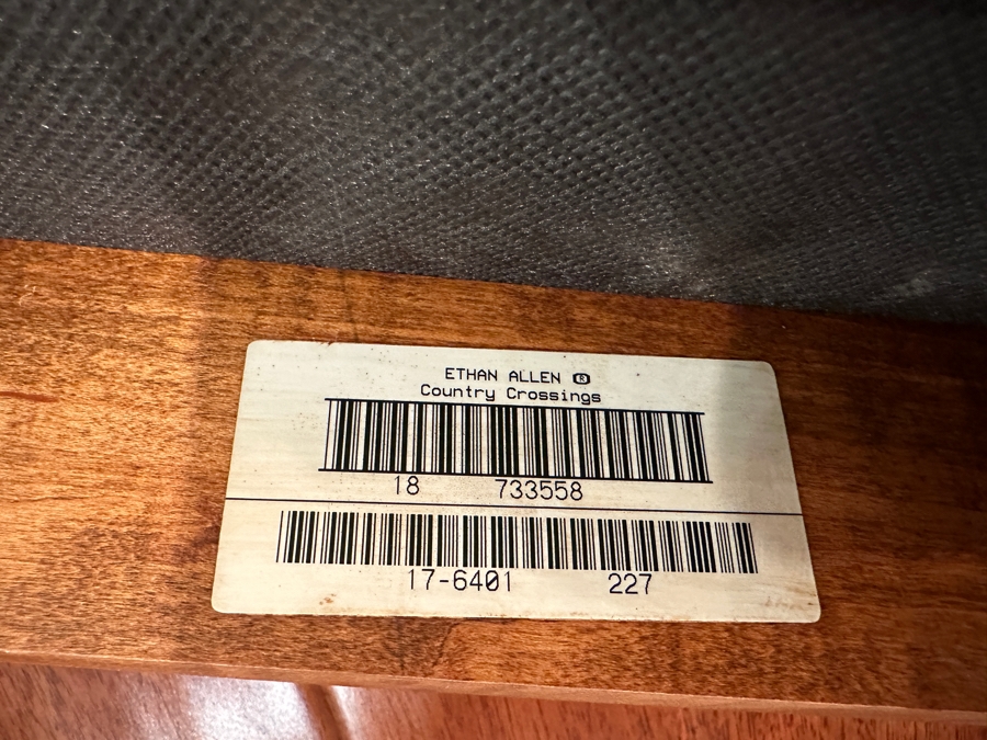 Ethan Allen Country Crossings Dining Room Set With Dining Table 40' X 65.5' X 30'H With Two 20' Extension Leaves And Four Chairs Estimated Retail $4,000-$5,000 [Photo 11]