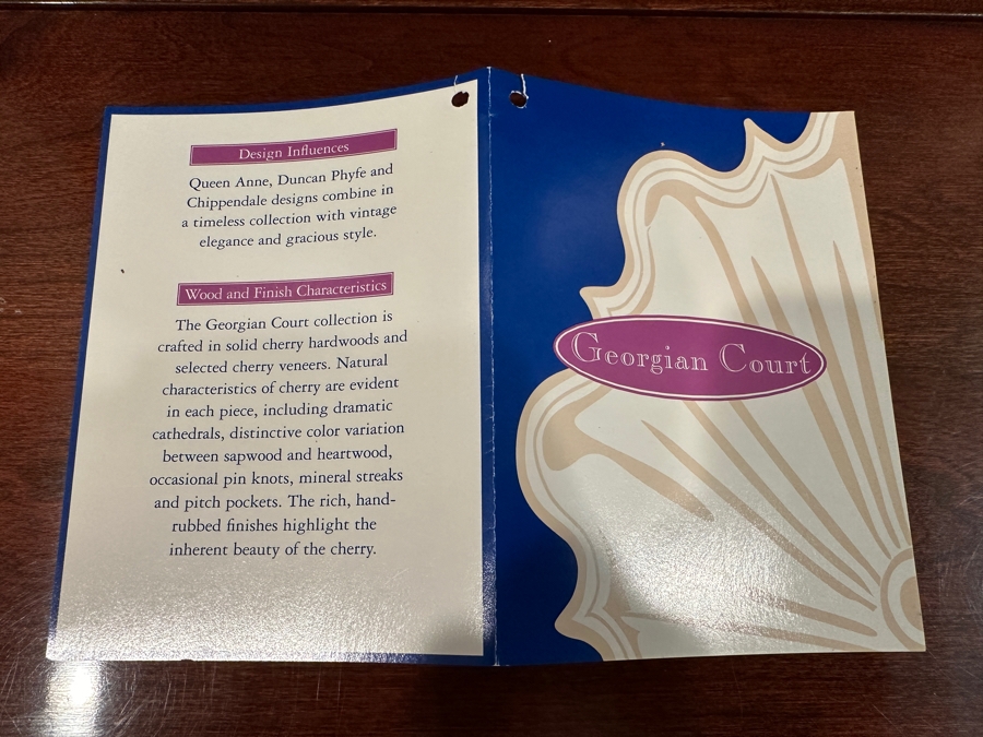 Ethan Allen Georgian Court Secretary Desk 29'W X 16'D X 83'H Estimate $1,000-$2,000 [Photo 9]