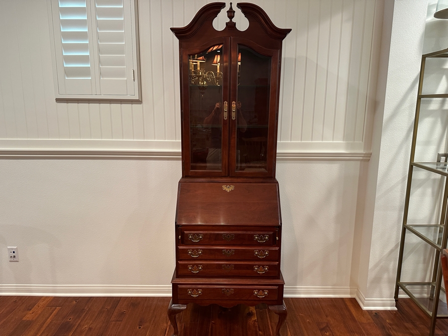 Ethan Allen Georgian Court Secretary Desk 29'W X 16'D X 83'H Estimate $1,000-$2,000 [Photo 3]