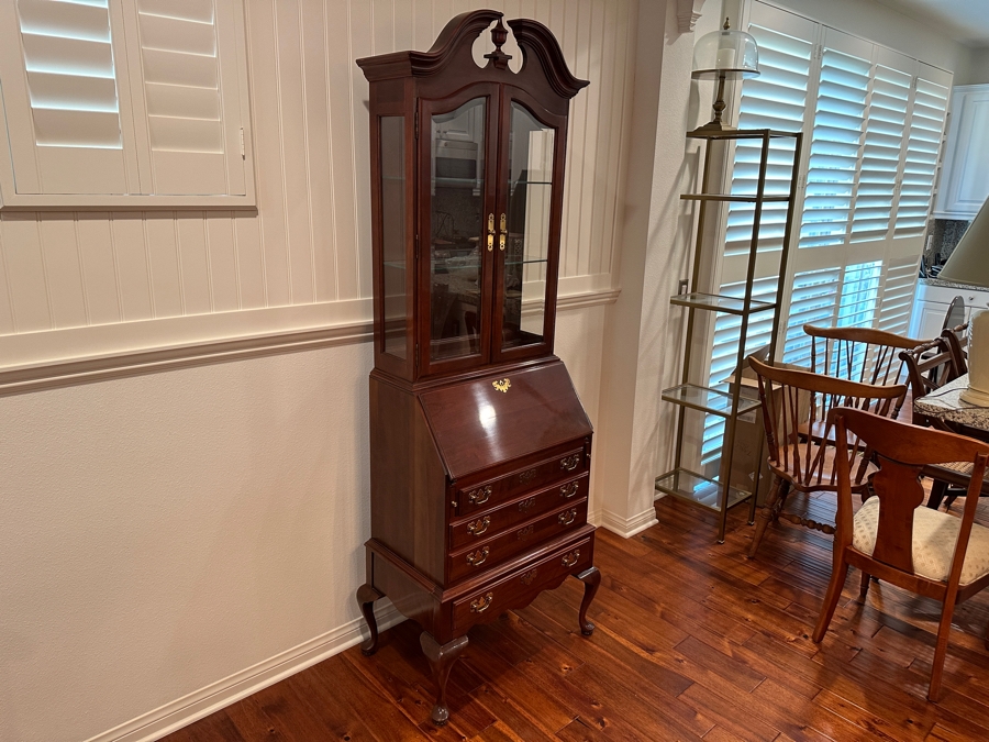 Ethan Allen Georgian Court Secretary Desk 29'W X 16'D X 83'H Estimate $1,000-$2,000 [Photo 5]