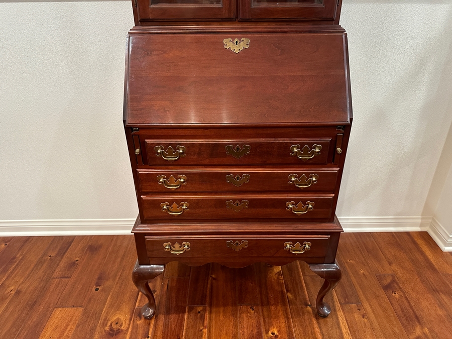 Ethan Allen Georgian Court Secretary Desk 29'W X 16'D X 83'H Estimate $1,000-$2,000 [Photo 4]