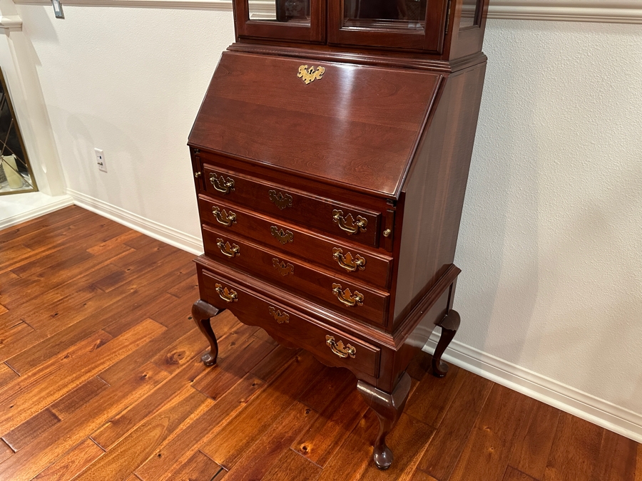 Ethan Allen Georgian Court Secretary Desk 29'W X 16'D X 83'H Estimate $1,000-$2,000 [Photo 6]