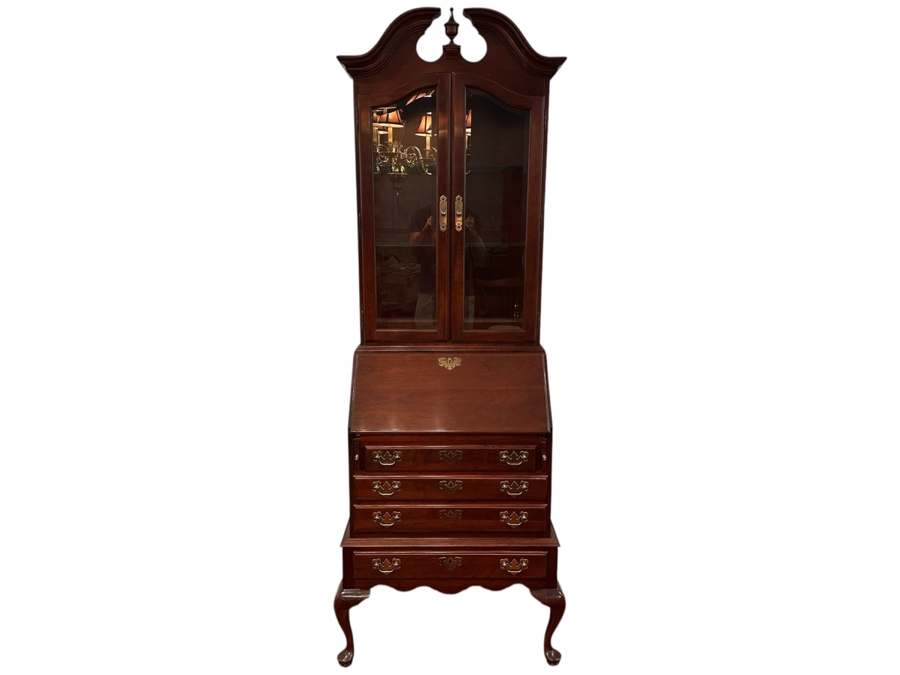 Ethan Allen Georgian Court Secretary Desk 29'W X 16'D X 83'H Estimate $1,000-$2,000