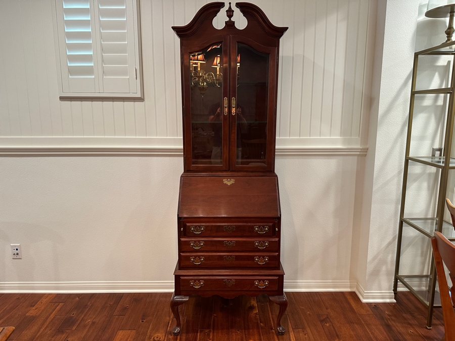 Ethan Allen Georgian Court Secretary Desk 29'W X 16'D X 83'H Estimate $1,000-$2,000 [Photo 2]