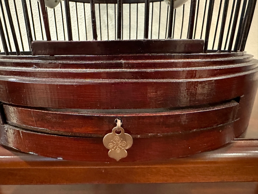 Large Chinese Pagoda Wooden Bird Cage 44'H [Photo 3]