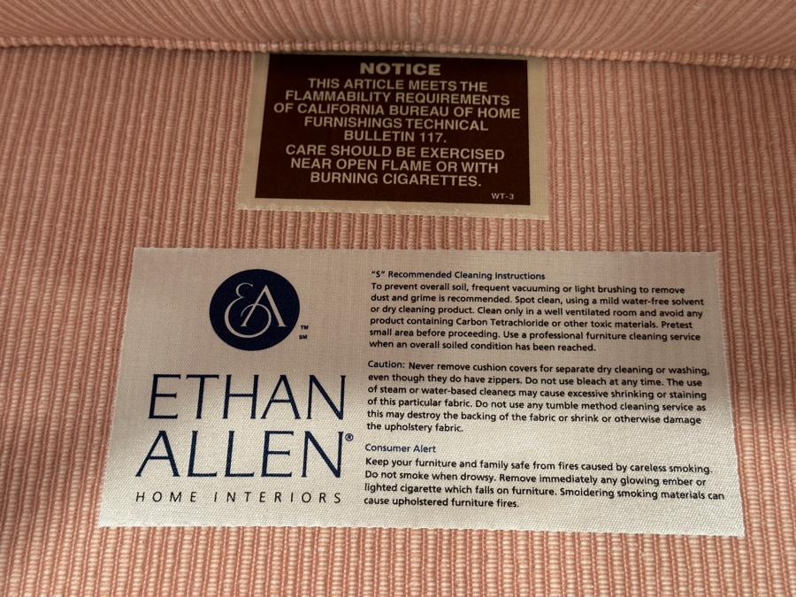 Ethan Allen Wingback Armchair 33W X 32D X 45H [Photo 6]