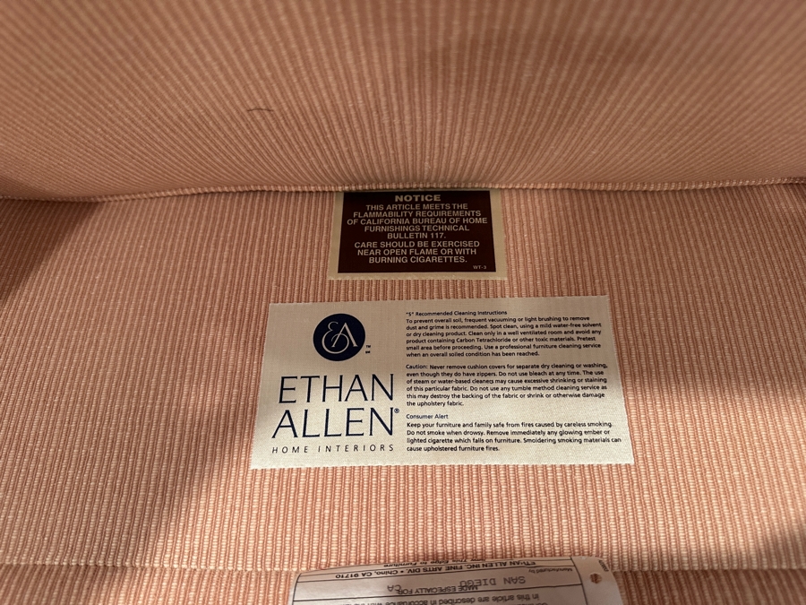 Ethan Allen Wingback Armchair 33W X 32D X 45H [Photo 5]