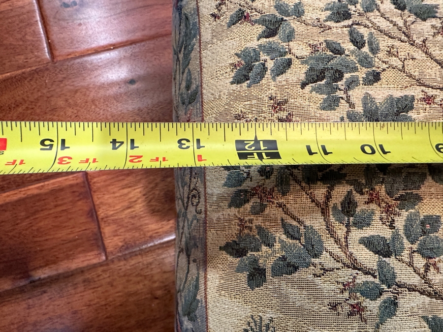 Scully & Scully Tree Of Life Tapestry Footstool 13W X 12D X 6.5H [Photo 6]