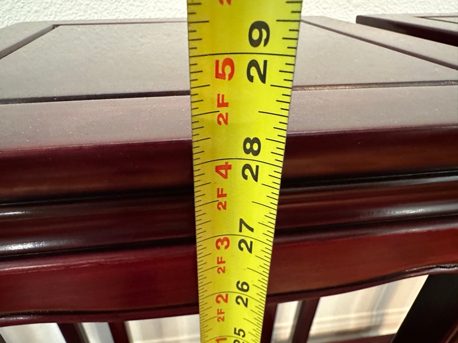 (3) Wooden Stands 12W X 12D X 28.5H [Photo 7]