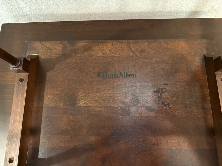 (3) Ethan Allen Georgian Court Wooden Nesting Tables Estimate $500 [Photo 9]