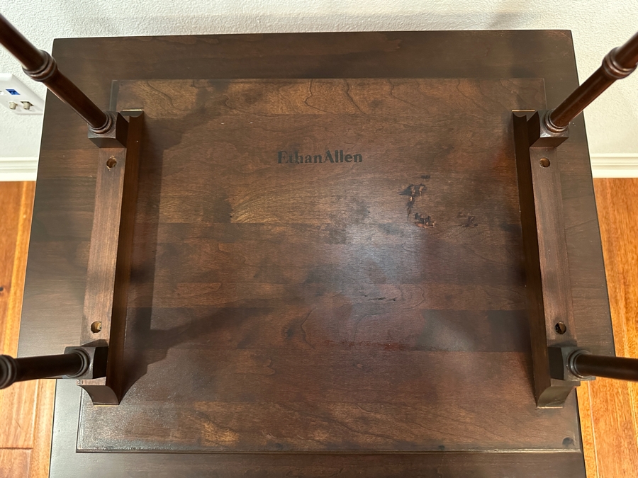 (3) Ethan Allen Georgian Court Wooden Nesting Tables Estimate $500 [Photo 8]