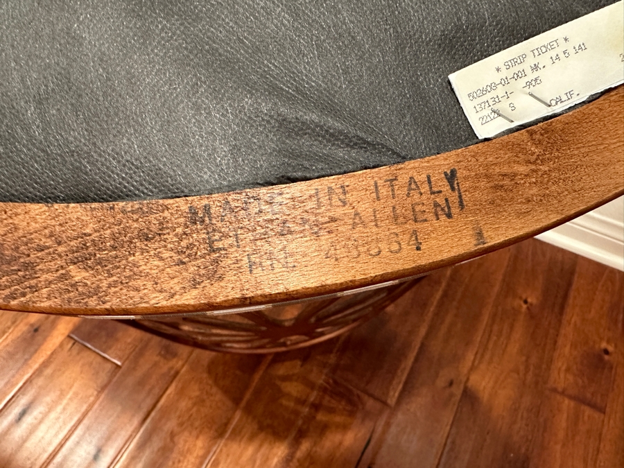 Ethan Allen Spider-Back Armchair Estimate $250-$500 [Photo 9]