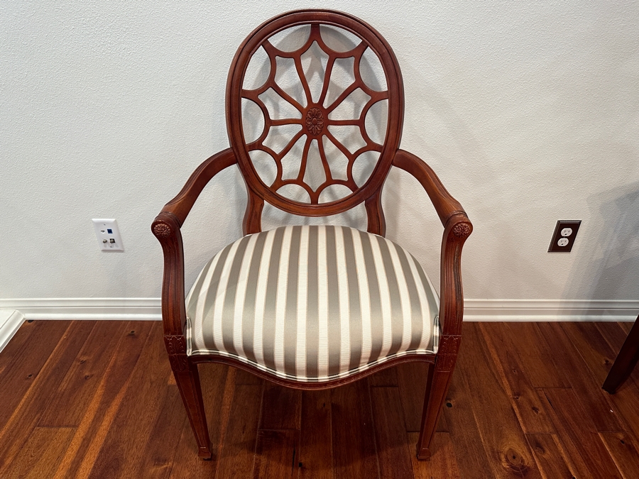 Ethan Allen Spider-Back Armchair Estimate $250-$500 [Photo 2]