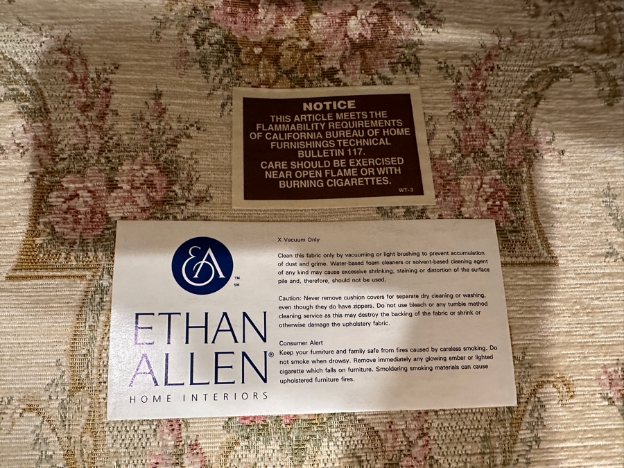 Ethan Allen Hepburn 80' Camelback Sofa [Photo 5]