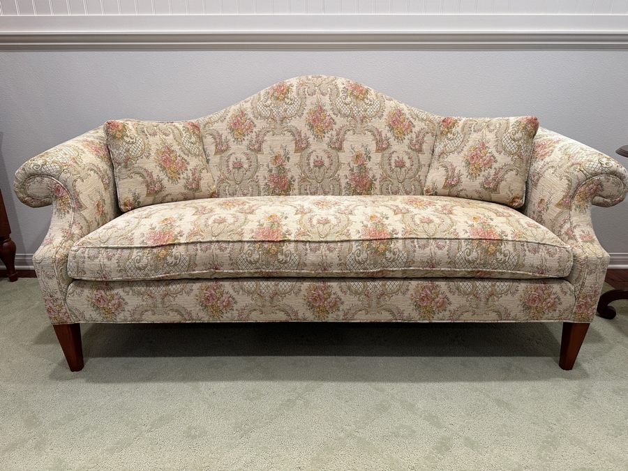 Ethan Allen Hepburn 80' Camelback Sofa [Photo 3]