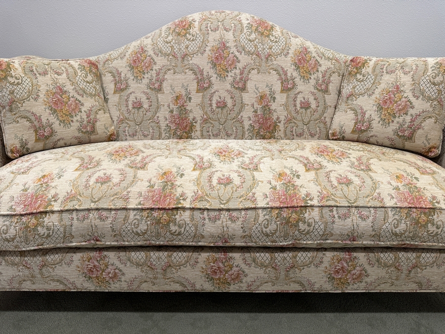 Ethan Allen Hepburn 80' Camelback Sofa [Photo 4]