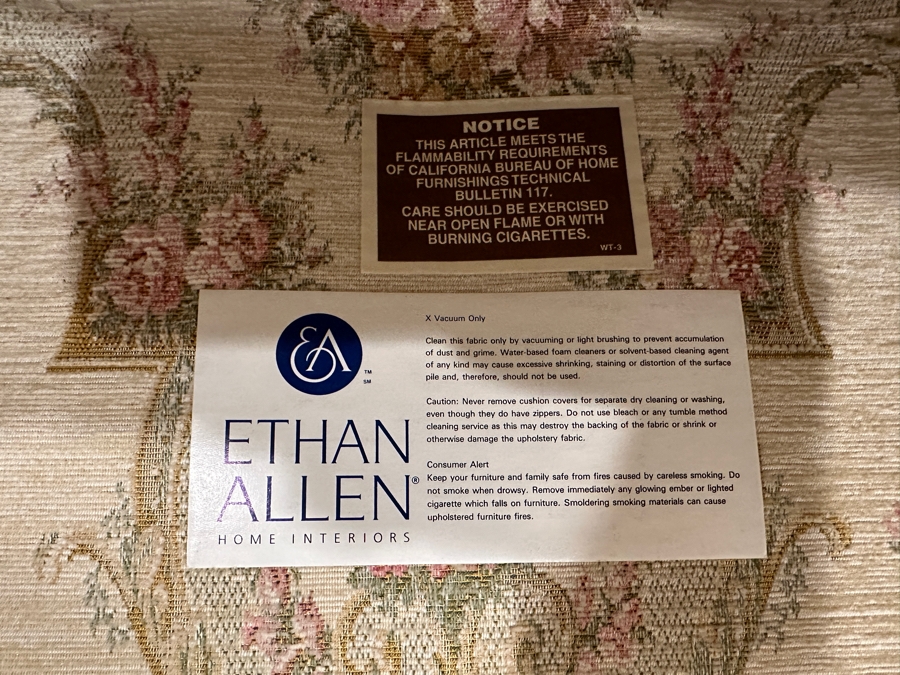 Ethan Allen Hepburn 80' Camelback Sofa [Photo 6]