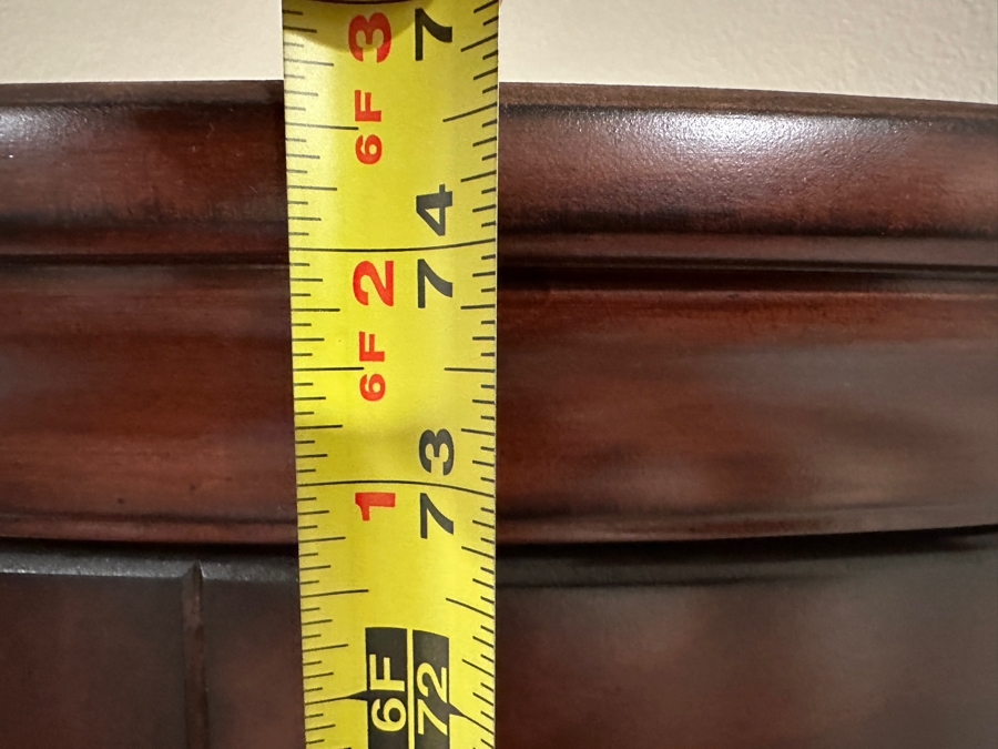 Ballard Designs Corner Curved Front Curio Display Cabinet 27W X 17D X 74.5H [Photo 9]