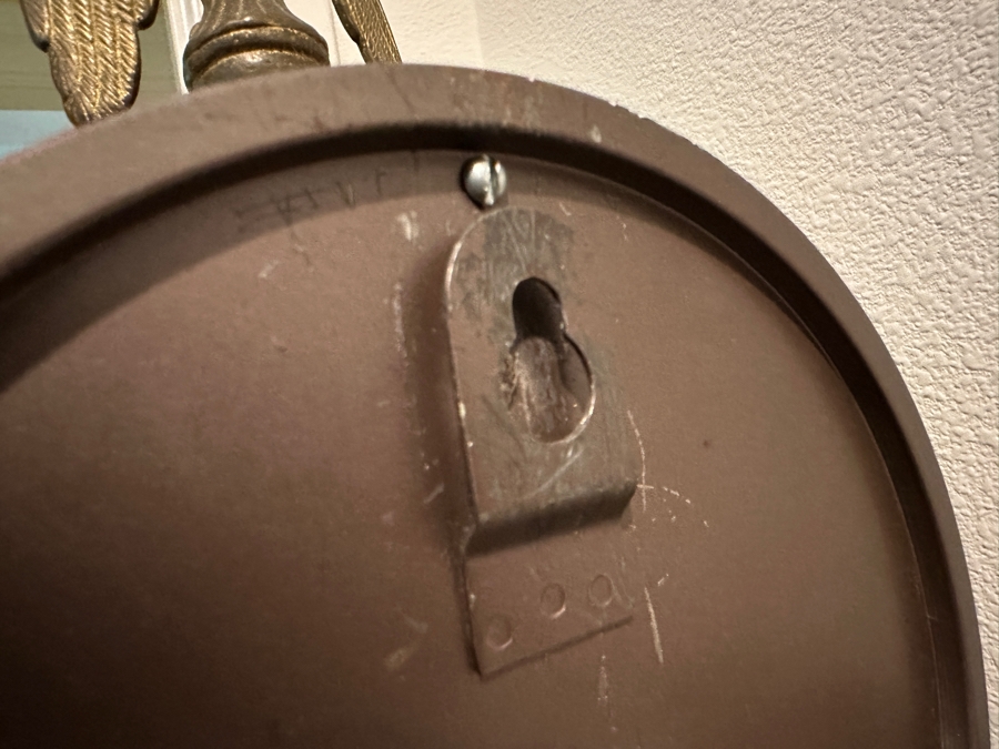 Vintage Working Seth Thomas Brookfield Banjo Clock 8 Day Key Wound Clock With 200 Series Strike Movement 29H [Photo 7]