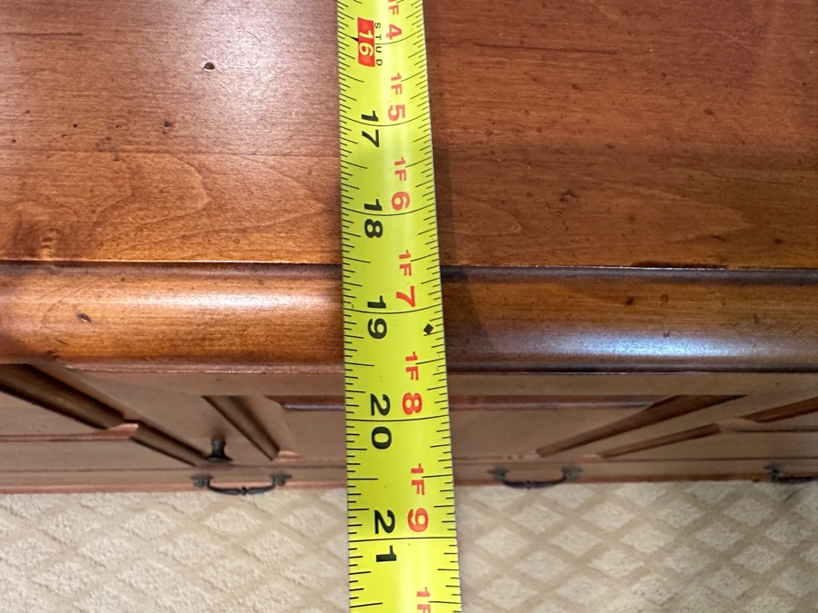 Ethan Allen Country Crossings Chest Of Drawers Double Dresser 58.5W X 19D X 33H [Photo 8]