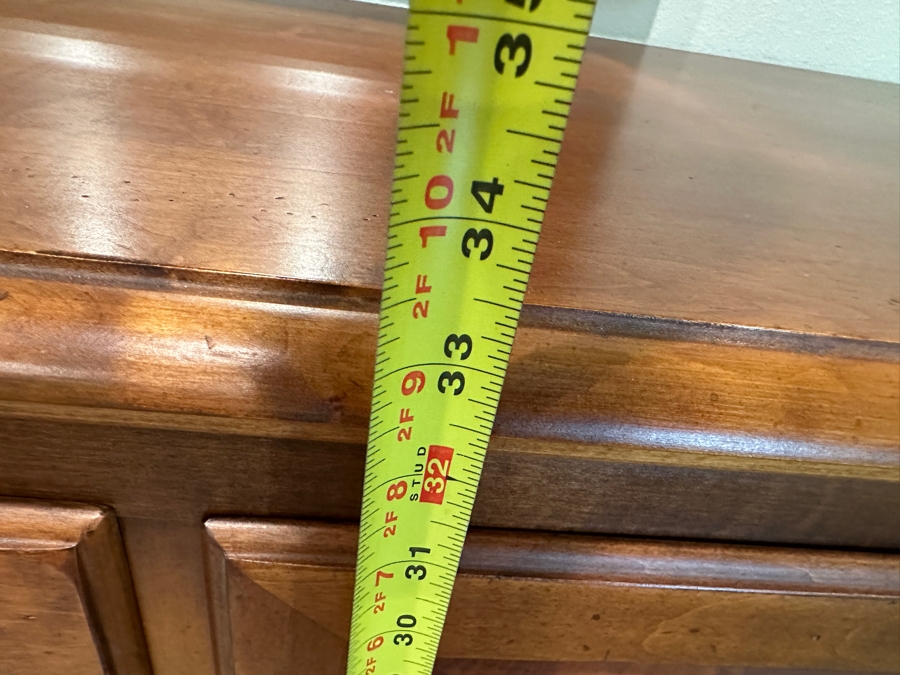 Ethan Allen Country Crossings Chest Of Drawers Double Dresser 58.5W X 19D X 33H [Photo 9]